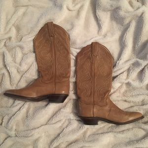Vintage Sanders Leather Classic Cowboy Boots 6.5
